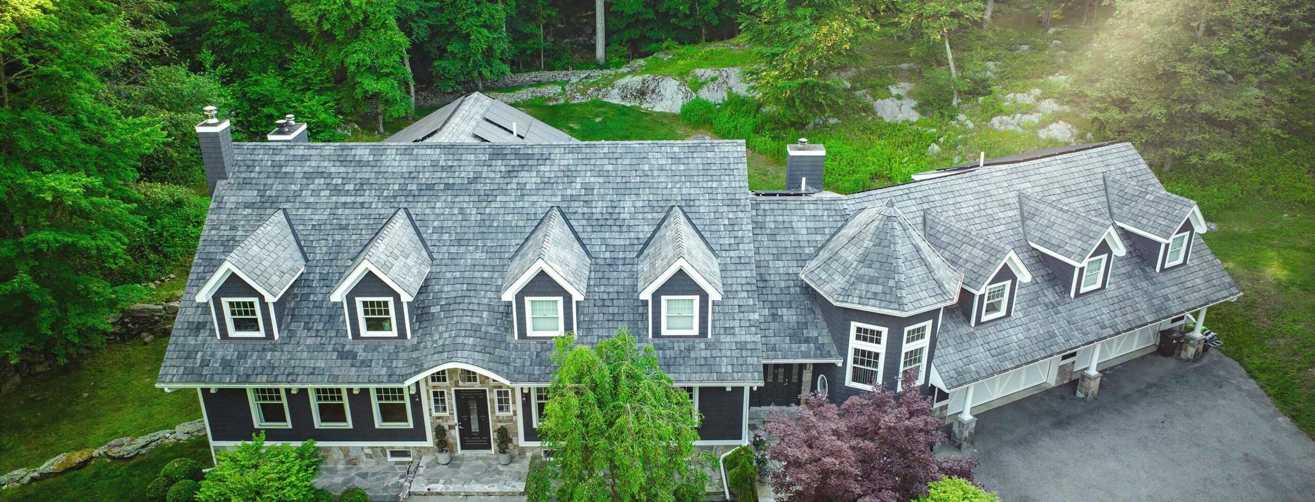 Indian Hill synthetic slate roof