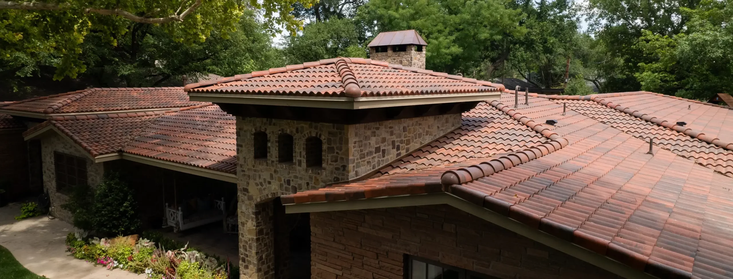 Indian Hill synthetic Spanish tile